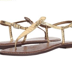 Sam Edelman Gold Metallic/Gold Boa Gigi Sandals